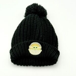 Mandalorian‎ Beanie Size 2T-5T Black Baby Yoda Grogu Star Wars (A0130)
